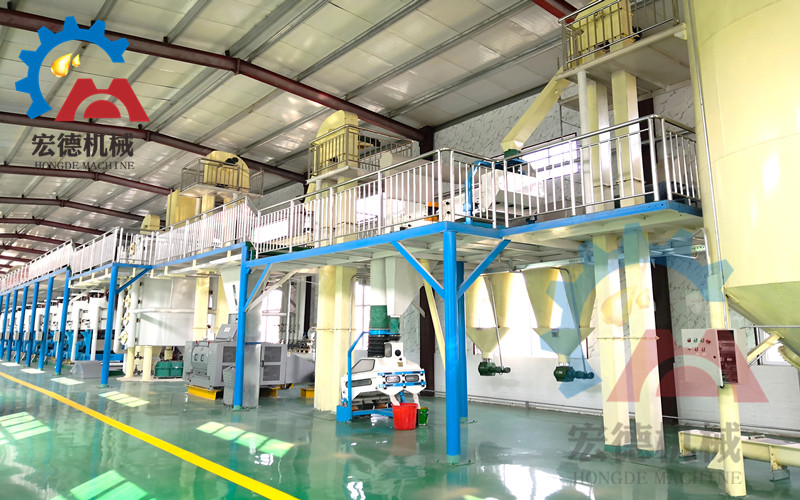 宏德預處理、壓榨車間安裝現(xiàn)場
