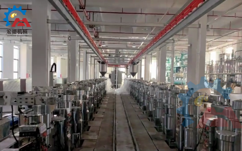 自動液壓榨油生產(chǎn)線