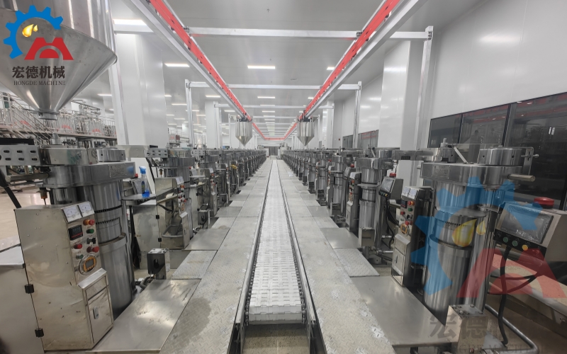 全自動液壓榨油機生產(chǎn)線