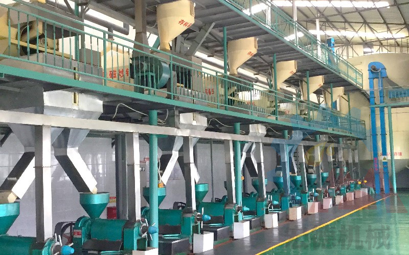 宏德菜籽榨油生產(chǎn)線現(xiàn)場(chǎng)實(shí)拍